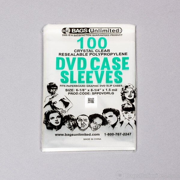 DVD Paperboard Case Sleeves. 6-1/8